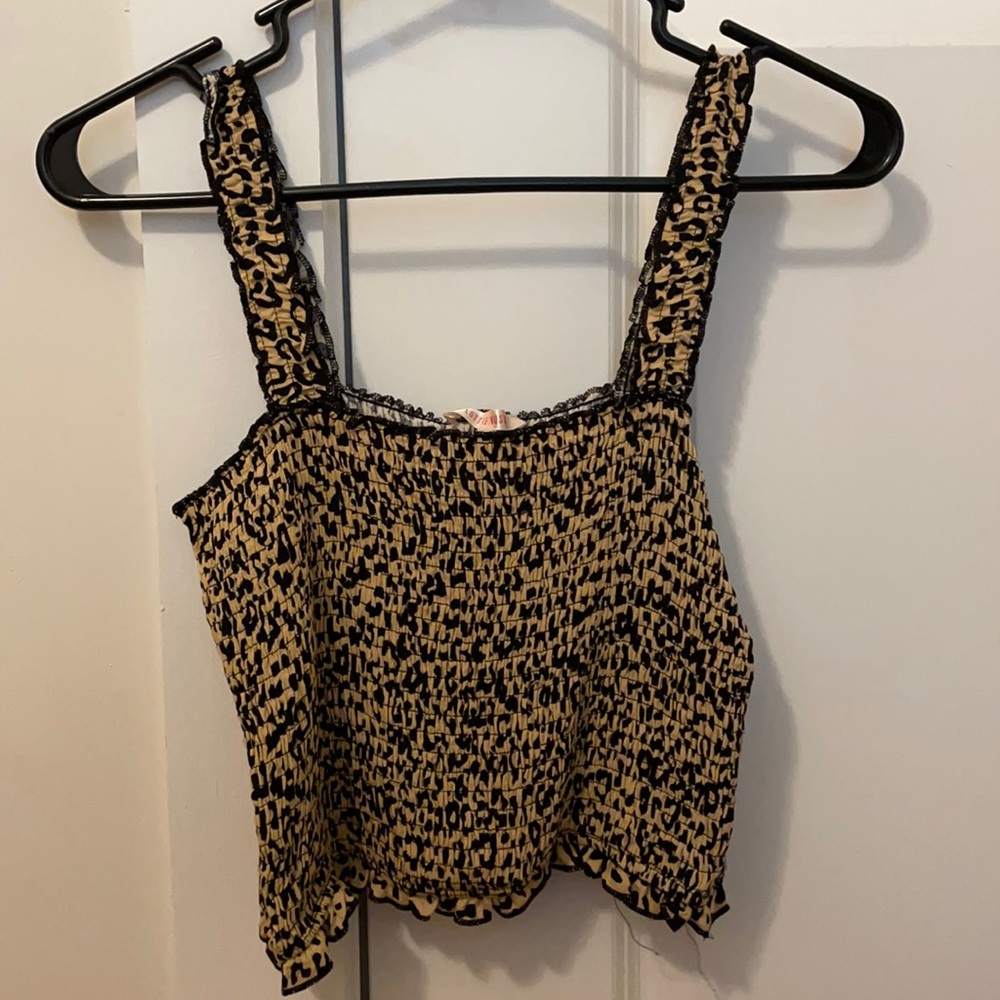 Pacsun (Lottie Moss) cheetah print top